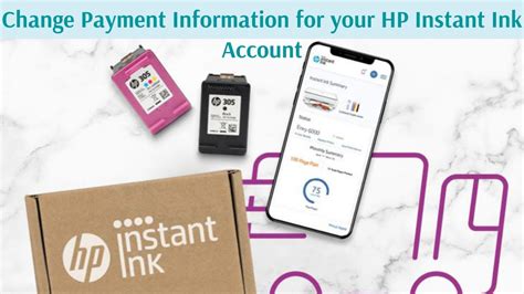 hp instant ink billing info